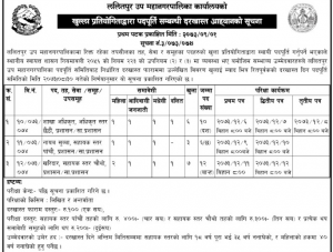 Government Jobs in Lalitpur Sub Metropolitan City