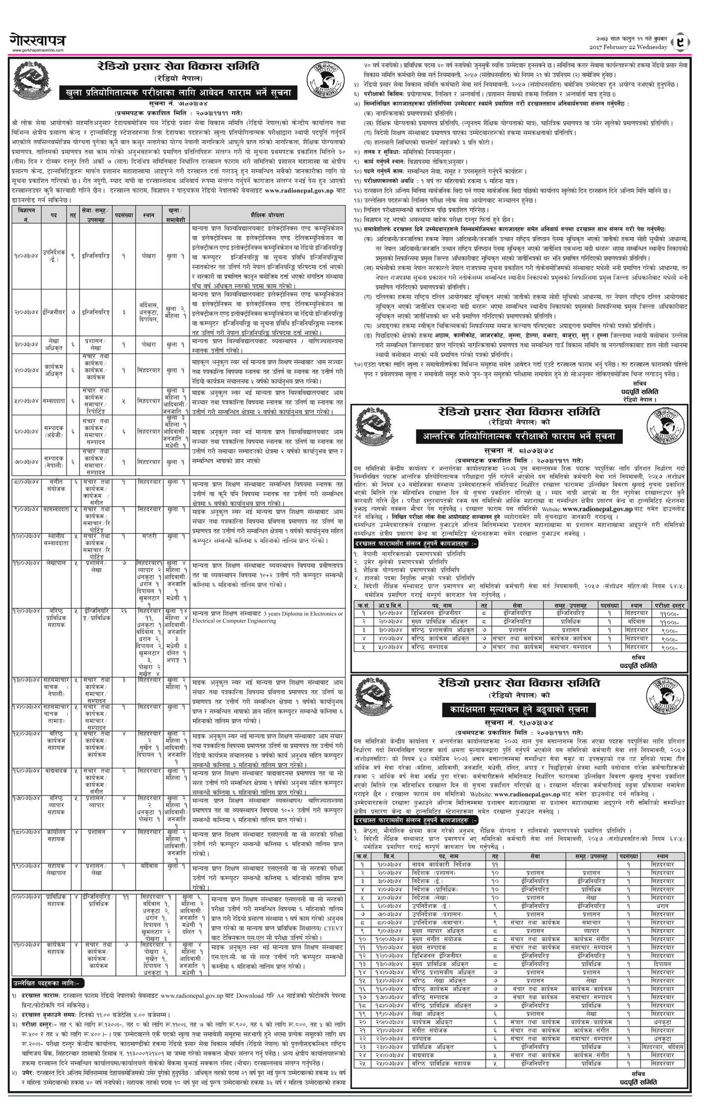 Engineer, Account Officer, Accountant & Other 