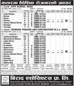Supervisor, Driver, Painter & Other