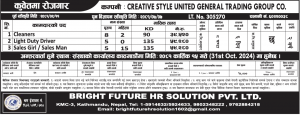Join the Dynamic Team at Creative Style United General Trading Group Co. in Kuwait!