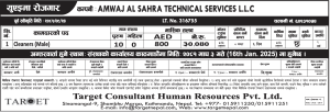 Job Opportunity in UAE: Apply with Target Consultant Human Resources Pvt. Ltd.